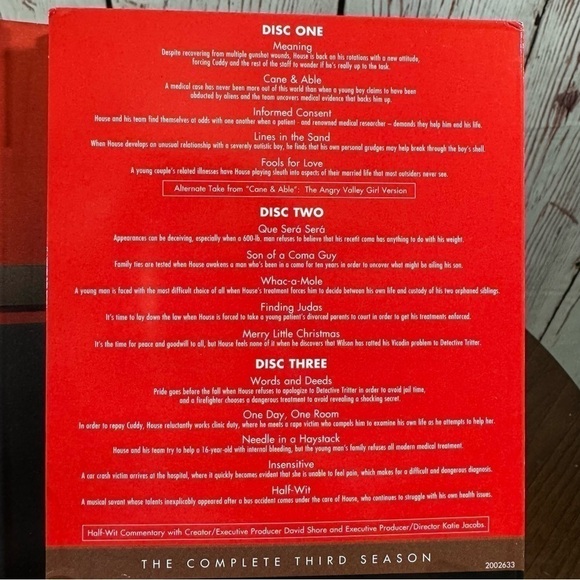 DOCTOR HOUSE 3 seasons DVD set. Season 2,3 & 6 DVD sets GUC - Picture 6 of 13